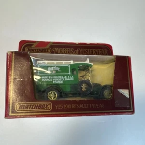 Matchbox Perrier Models Of Yesteryear Y-25 1910 Renault Type AG - Picture 1 of 5