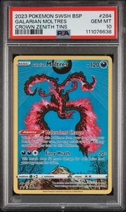 Galarian Moltres SWSH284 SWSH: Sword & Shield Promo Cards Holo PSA 10 - Picture 1 of 3