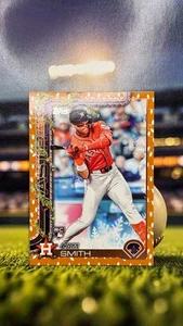 2025 Topps Holiday Baseball Cam Smith RC ROOKIE Gold Lights #H121 Astros - Bild 1 von 2