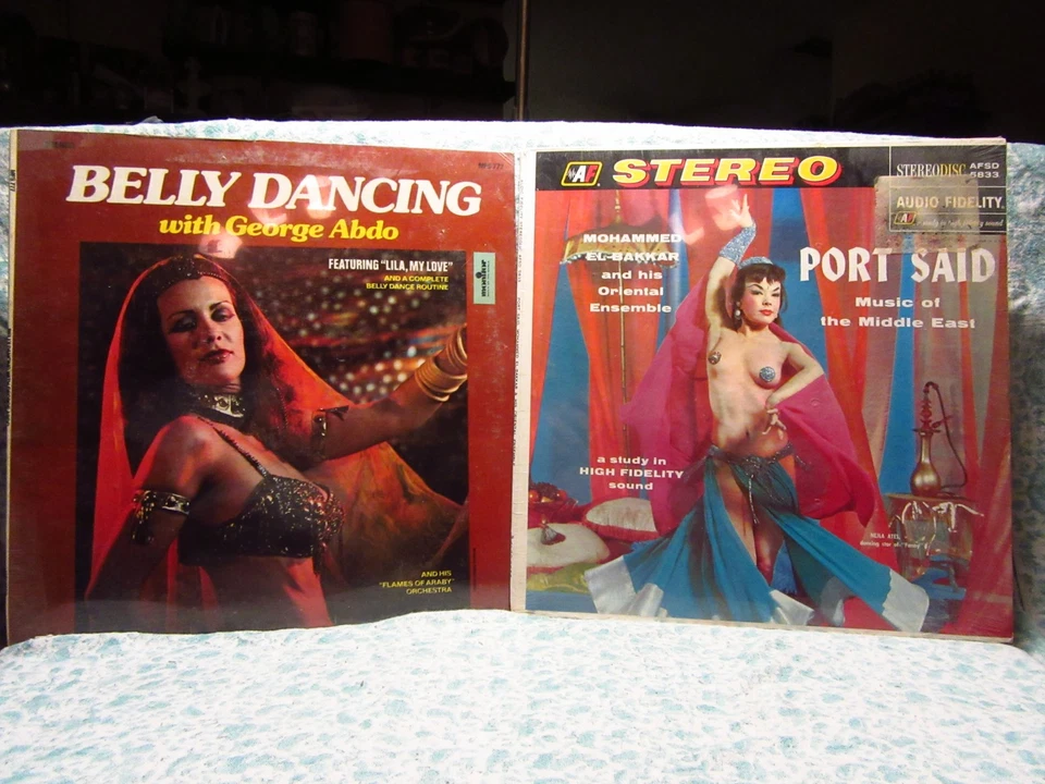 MOHAMMED EL BAKKAR-PORT SAID LP - SEALED / GEORGE ABDO-BELLY DANCING - LP-SEALED - Image 1 of 4