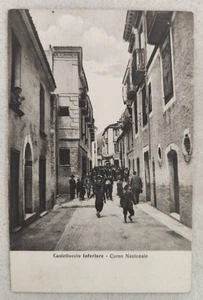 Ansichtskarte Power Castelluccio Unteres Schloss animiert Reisekurs 1925 Format Pi - Bild 1 von 14