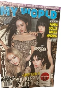 aespa - MY WORLD The 3rd Mini Album (CD) (ZINE Ver.) NEW Sealed - Picture 1 of 2