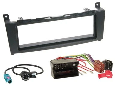 Kit de montaje DIN radio de coche para Mercedes Clase C W204 desde 2007 - Imagen 1 de 4