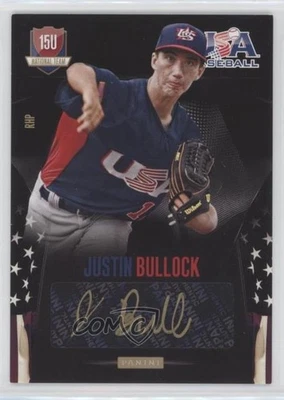 2014 Panini USA Baseball Box Set Black Gold Signatures /49 Justin Bullock Auto - Image 1 of 2
