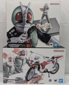 S.H.Figuarts SHINKOCCHOU SEIHOU JINETE ENMASCARADO 1 + NUEVO CICLÓN LEGENDARIO Set 2025  - Imagen 1 de 4