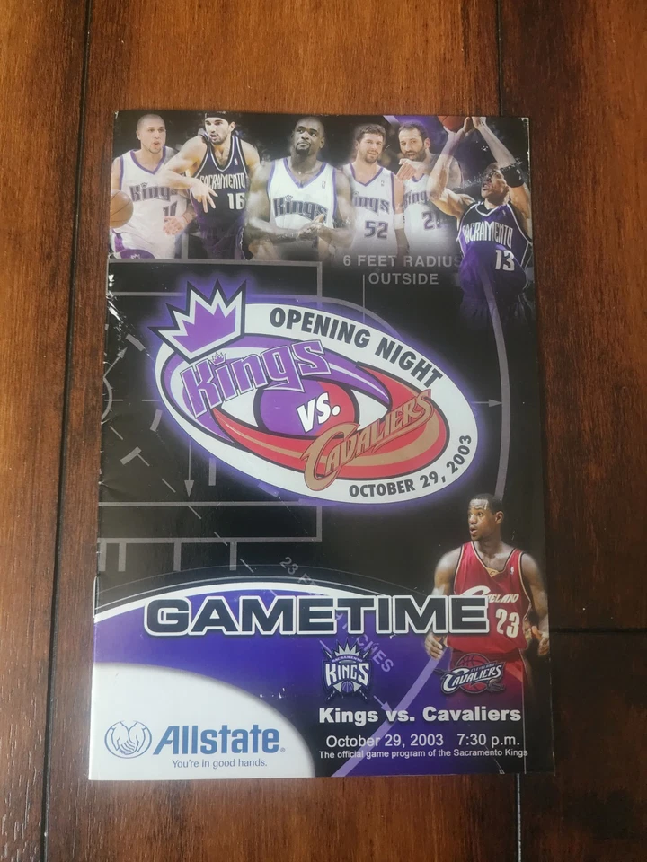 LeBron James Debut Primera Temporada Regular Juego Jugado 1er Punto Programa 29/10/2003 Foto 1 de 4