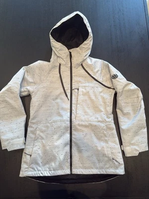 滑雪板夹克/女式 686 Infidry Athena/白色粗纺颜色/尺寸 M — 第 1/4 张图片