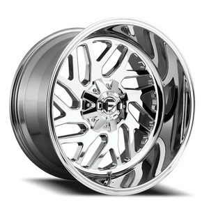 Fuel Triton D609 22x10 -18 8x165.1mm 125.1mm Chrome Chrome Plated - Imagen 1 de 3