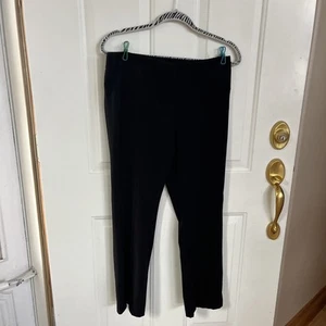 Briggs New York Pants Womens 8P. Black Dress Slacks Inseam 26. Waist 32 Cuff 16 - Picture 1 of 5