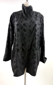 Chaqueta cortavientos negra reversible Maralyce FERREE talla M - Embalable - Imagen 1 de 6