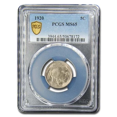 1920 Buffalo Nickel MS-65 PCGS - Image 1 of 3