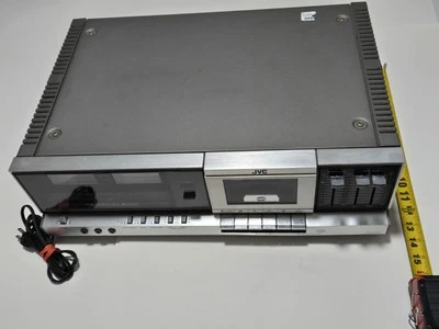 JVC KD-S201J Stereo Cassette Deck Super ANRS Tape Recorder VU Meters Tested RARE - Image 1 of 4