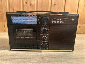 Radio-Kassettenrekorder - USB/SD Anschluss - voll funktionsfähig - Bild 1 von 4