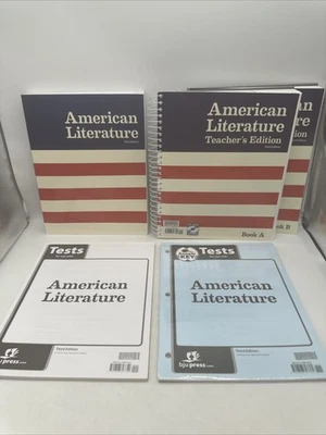 Bob Jones American Literature Text, Tests & Teacher (3rd Edition) 11th Grade NEW - Image 1 of 4