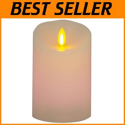 Vela LED Sin Llama 3"x4.5", Cera Real, Control Remoto Foto 1 de 4