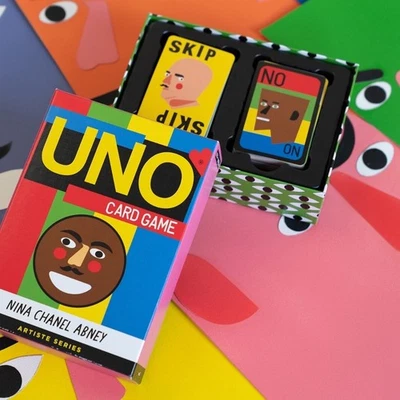 Nina Chanel Abney UNO Artiste Series Card Game Mattel Creations  OpenNeverPlayed - Image 1 of 4