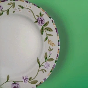 Vintage Laura Ashley LIFESTLES Dinner plates Lot of 2 "Grapefields" #MMIV - Picture 1 of 3