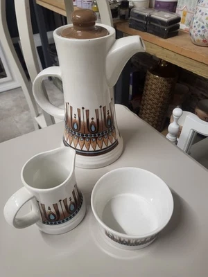 Barker Bros Cleopatra Coffee Pot Milk x Sugar Set - Image 1 of 4