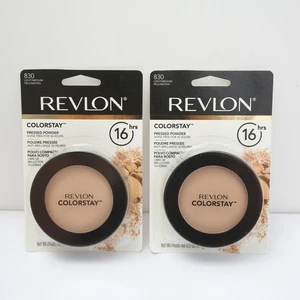 2 Revlon Colorstay Pressed Powder Shine Free For 16 Hours #830 Light Med NOS - Picture 1 of 2
