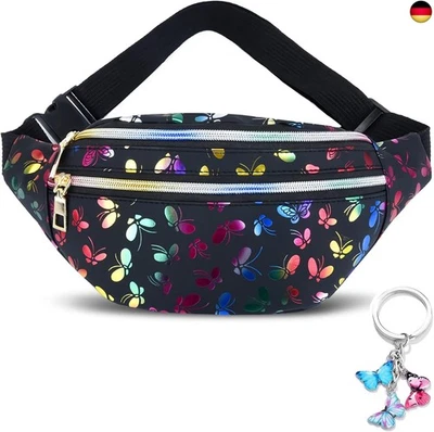 MARKE BMHNQ 1 Gürteltasche Kinder Mädchen Bauchtasche Mädchen Bauchtasche Damen Glitzer Ki