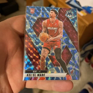 Kel’el Ware Rookie!! Blue Reactive 24-25 Mosaik!! Mia. Heat Young Star! Sauber - Bild 1 von 3