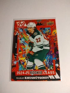 24/25 Ud Rookie Class Marat Khusnutdonov Rc-26 - Bild 1 von 2