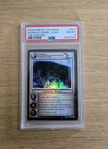 LOTR TCG The Hunters Masterworks Foil 15O2 Gandalf, Powerful Guide PSA 8 NM/M - Picture 1 of 1