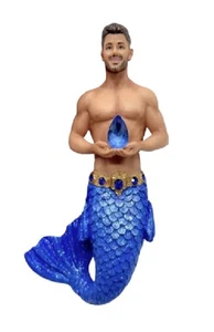 Diciembre Diamantes Septiembre Zafiro Merman Ornamento 4.5 Pulgadas (Nuevo Tamaño) - Imagen 1 de 1