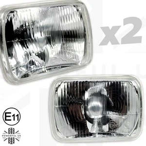 Halogen H4 Headlights for Nissan Navara D21 RHD (Pair) - Picture 1 of 7