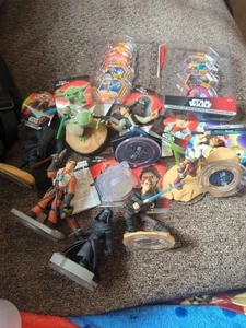 Star Wars Disney Infinity Lot Figures Cards Disks Crystal 2.0 & 3.0 - Picture 1 of 8