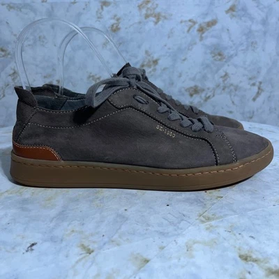 Sam Edelman Women's Size 7.5 Shoes Gray Brown Leather Low Top Fashion Sneakers - Image 1 of 4