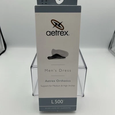 Nuevo zapato de vestir ortopédico de cuero Aetrex L500 Lynco para hombre talla 8 Foto 1 de 4