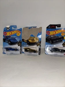 Hot wheels Lot Of 3 Batman cars - Picture 1 of 8