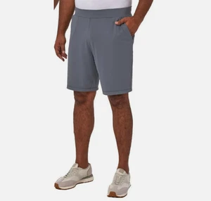 32 Degrees Men's 2-Pack Performance Shorts, Gray/Green, Size L - Picture 1 of 6