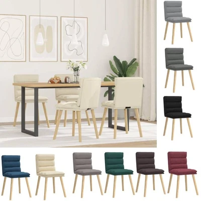 2/4/6 Stk Esszimmerstuhl Esszimmerstühle Essstuhl Stoff Küchenstuhl vidaXL - Bild 1 von 4