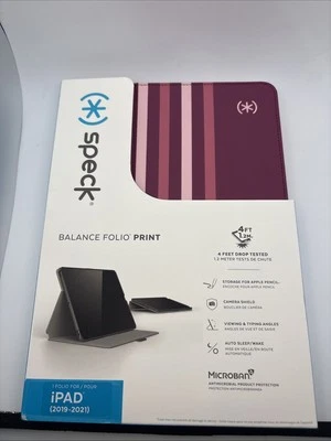 Speck~Balance Folio R Case for Apple 2019-2021 iPad - Plumberry - Image 1 of 2
