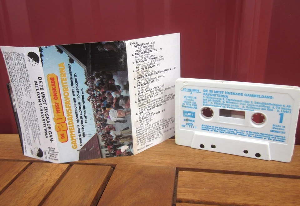 DE 20 MEST ONSKADE GAMMELDANS FAVORITERNA cassette tape Sweden 1978 import Akes - Image 1 of 1