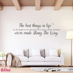 Best thing in life - Inspirational quote wall stickers, Motivational Quote Decal - Picture 1 of 5