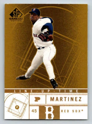 2001 SP Game Bat Edition Line Up Time #LT10 Pedro Martinez (ref 204020) - Image 1 of 2