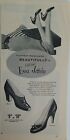 1954 Womens Enna Jetticks Shoes Crossed Legs Vintage Fashion Ad