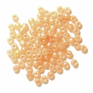 Cuentas de perlas naranja de 3 mm de Craft Factory aprox 7 g - fabricación de joyas - Imagen 1 de 1