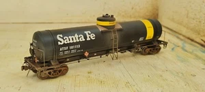 HO American Limited Models TK-N/TK-O tank car Santa Fe #ATSF 101113 Weathered - Picture 1 of 4