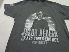 2017 Jason Aldean "Crazy Town Lounge" Vip Concert Tour  T-Shirt Small   Flaws