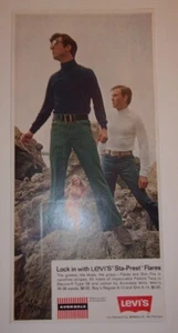 1969 Levi's Sta-Prest Flares Advertisement - Picture 1 of 1