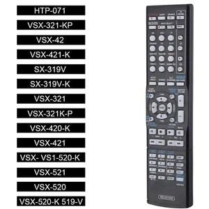 Control remoto de reemplazo AXD7622 apto para receptor AV Pioneer VSX-321 -K-P VSX-42 - Imagen 1 de 4
