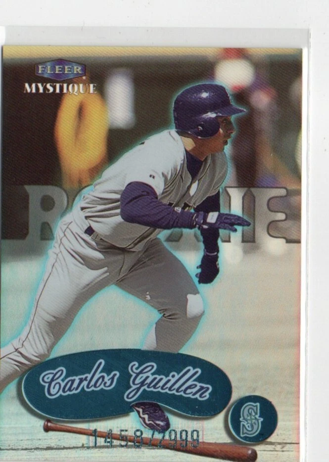 1999 Fleer Mystique - #105 Carlos Guillen #/2999 Seattle Mariners - Image 1 of 1
