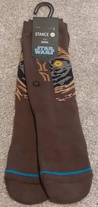 New! Stance Kids Star Wars Casual Socks Size Large (3-5.5) "Jawa Kids" Brown - Picture 1 of 3