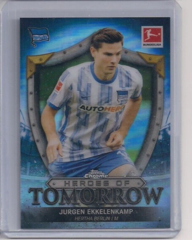 2021-22 Topps Chrome Bundeliga Heroes of Tomorrow Jurgen Ekkelenkamp - Image 1 of 1