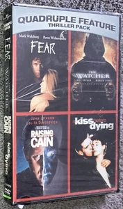 Fear/Raising Cain/The Watcher/A Kiss Befire Dying DVD Thriller Collection NEW - Imagen 1 de 4
