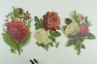 1880S Fab Die Cut Victorian Flowers Cards Mixed Lot Of 15 Pd300